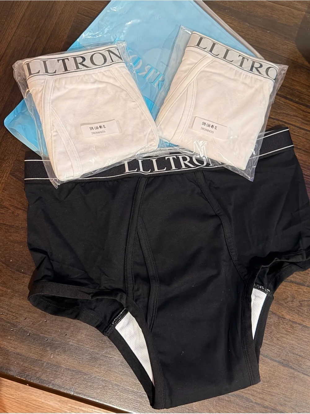 Men's White Cotton-Blend Briefs - 3 Pack